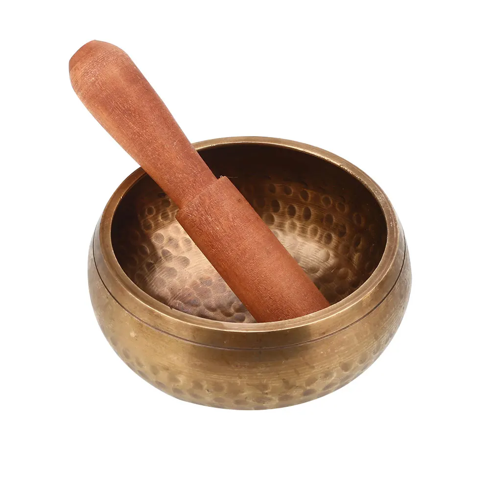 

Buddhism Copper Singing Bowl Handmade Yoga Meditation Buddha Sound Bowl 10.5CM