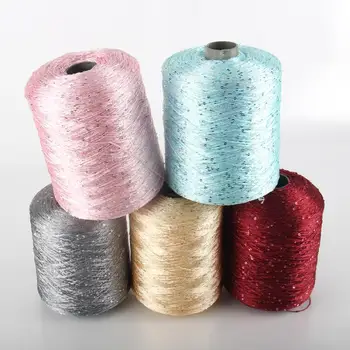 

natural silk colorful unique sequins knitting yarn skein cashmere crochet yarn for knitting knit thread VS028