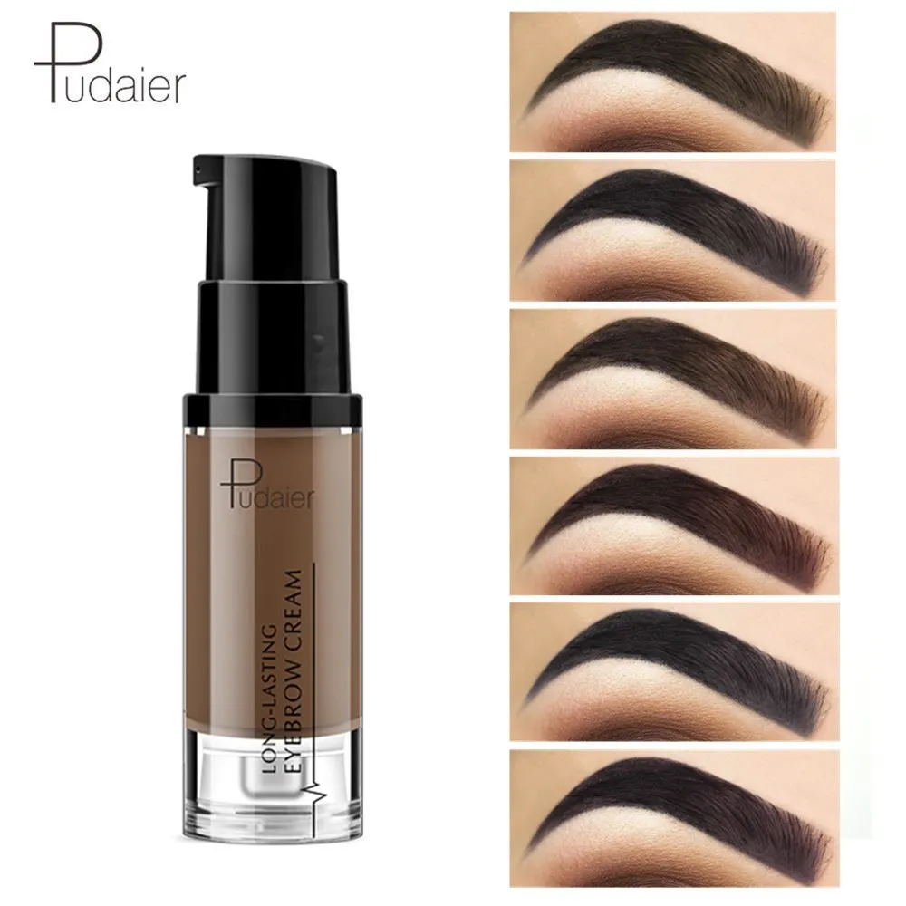 Pudaier Long Lasting Eyebrow Cream Waterproof Liuqid Eye Brow Gel Natural 4D Makeup Eye Brow Tint Black Brown Eyebrow Enhancer Pudaier Long Lasting Eyebrow Cream Waterproof Liuqid Eye Brow Gel Natural 4D Makeup Eye Brow Tint Black Brown Eyebrow Enhancer