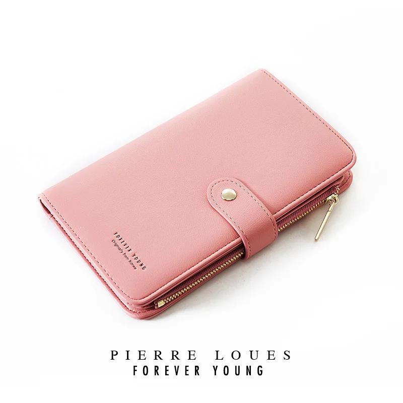 

Women Wallets Fashion Lady Wristlet Handbags Long Money Bag Zipper Coin Purse Cards ID Holder Clutch Woman Wallet Burse Notecase