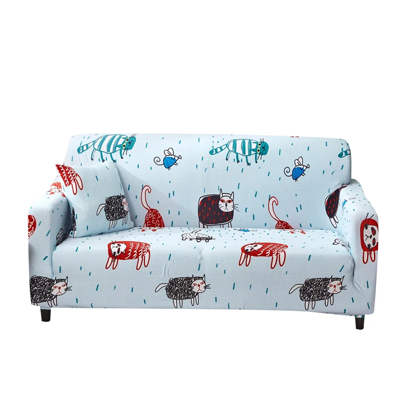 

Bed Cover All-inclusive Stretch Sofa Cover without Armrest High Elastic Couch Cover Sofa Slipcovers Living Room Sofa Protection