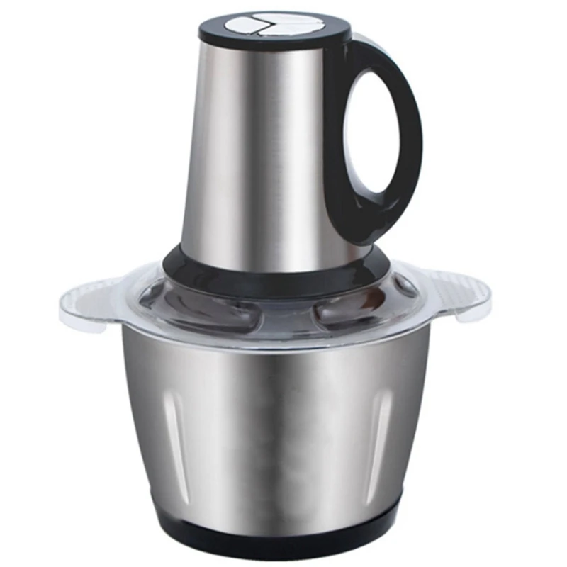 

Stainless Steel Eu Plug Meat Grinder Chopper Electric Automatic Chopper Household Grinder Food Processor