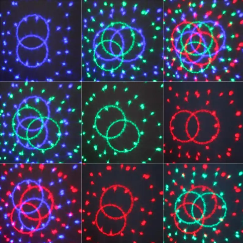 DMX512 Диско DJ сценический светильник ing цифровой светодиодный RGB Кристалл шар эффект светильник
