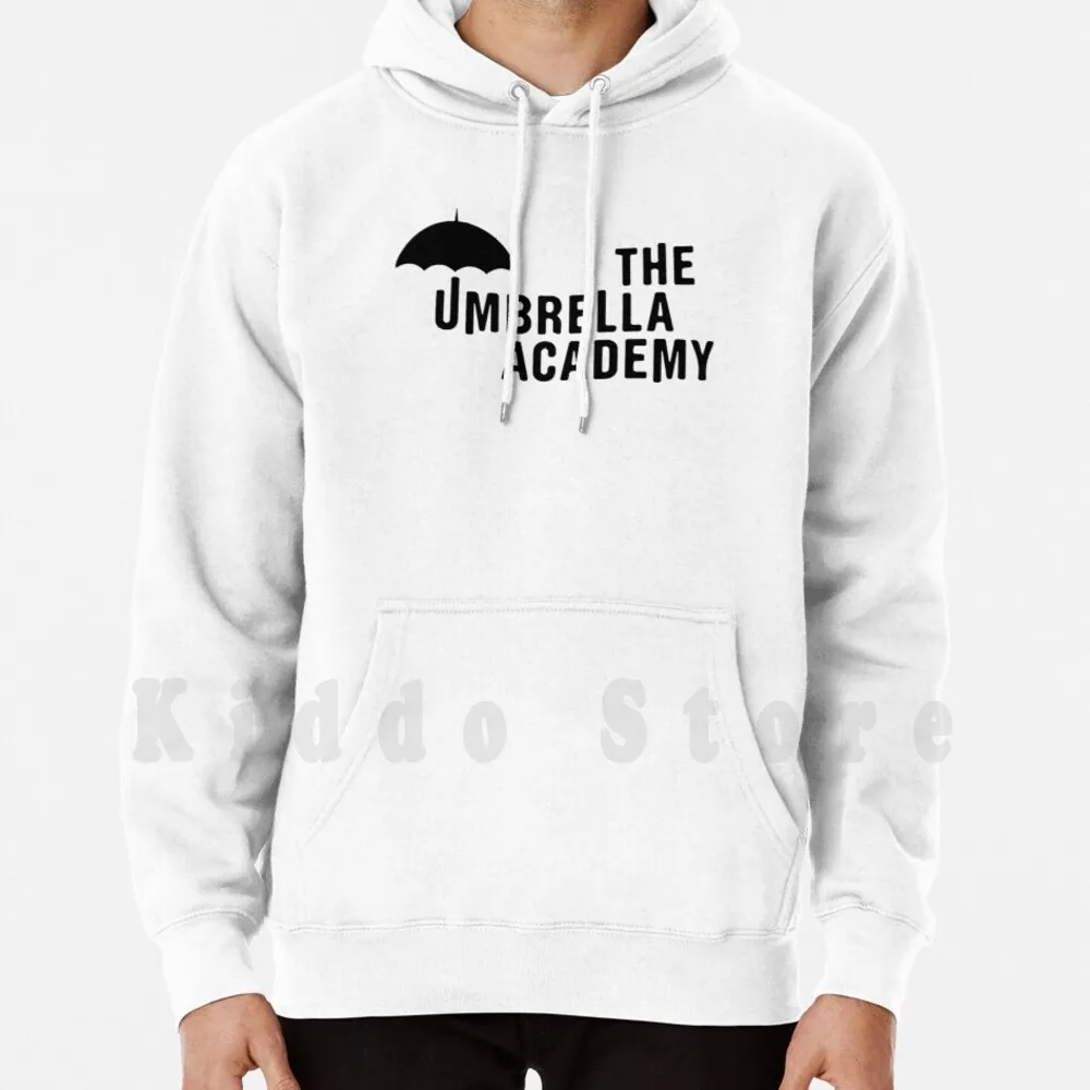 The Umbrella Academy-Felpa Con Cappuccio Nera Ombrello A Maniche Lunghe Academy The Umbrella Academy Umbrella Academy Netflix