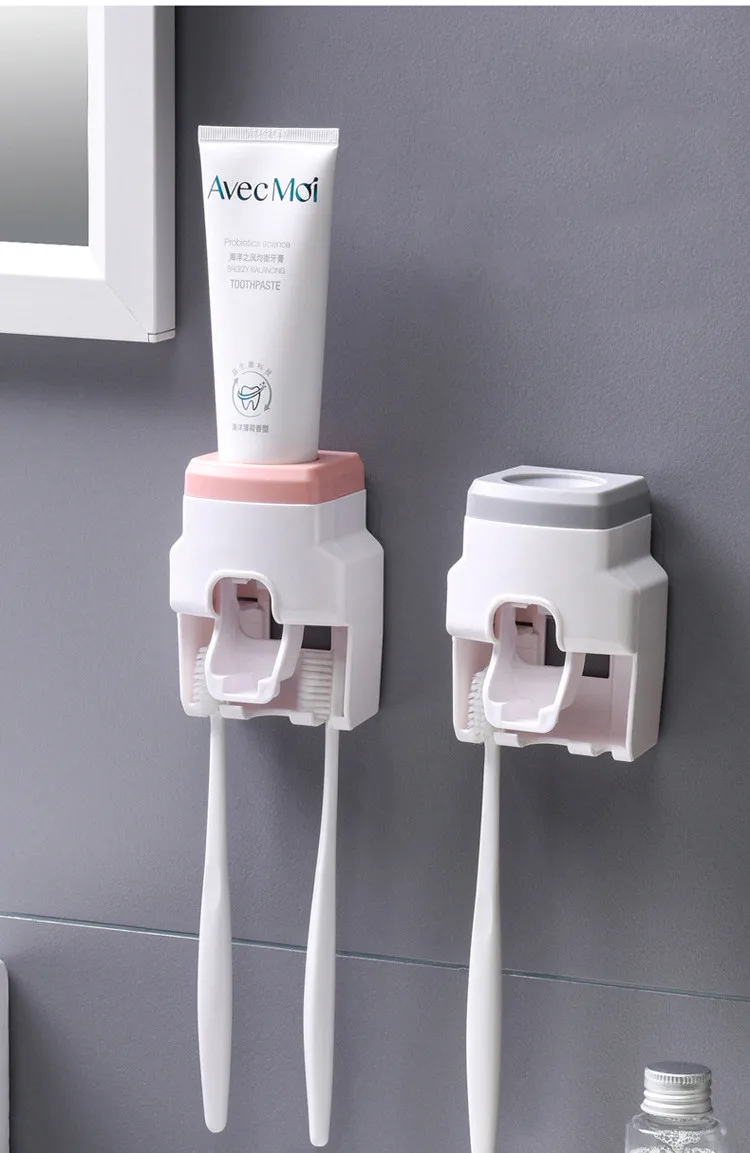 Automatic Toothpaste Dispenser Toothbrush Holder Toothpaste Dispenser