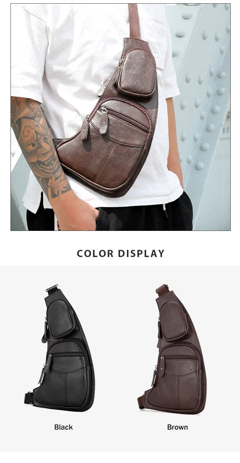 Men's Small Messenger Bag Famous Brand Vintage Crossbody Bags For Men PU Leather Black Handbag Male Sling Clutch Free Shipping