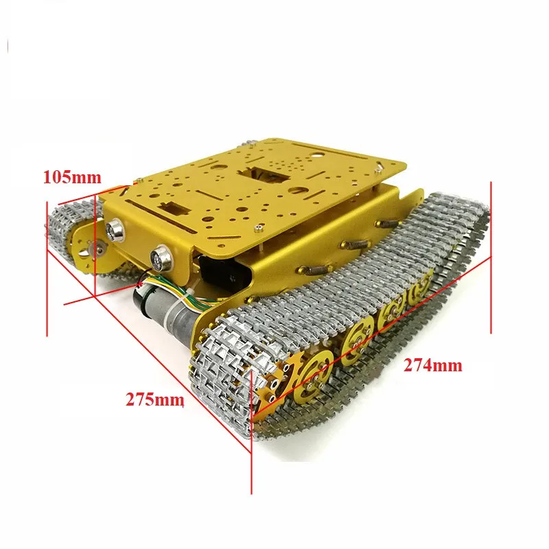 US $120.00 WiFi Shock Absorption Tank Chassis TS100 by Androidios Phone From ESPDUINO Development Kit with 2way Motor amp 16way Servo