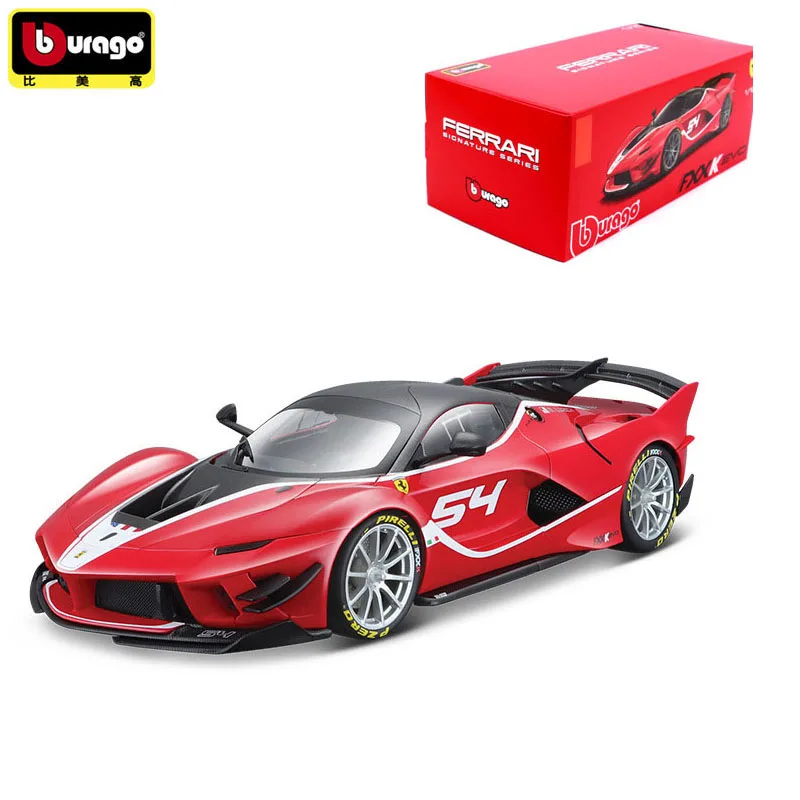 1:18 Bburago FXX K EVO красная Изысканная версия гоночный автомобиль в твердом переплете