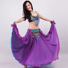 5 шт. наборы для танца живота костюм для женщин дамы танец живота бисером бюстгальтер и пояс для взрослых шифоновая юбка сценическая танцевальная одежда для девочек