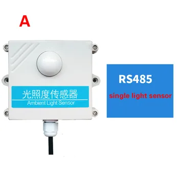 

Light sensor 4-20mA RS485 200000Lux industrial intensity illumination acquisition transmitter Temperature And Humidity sensor