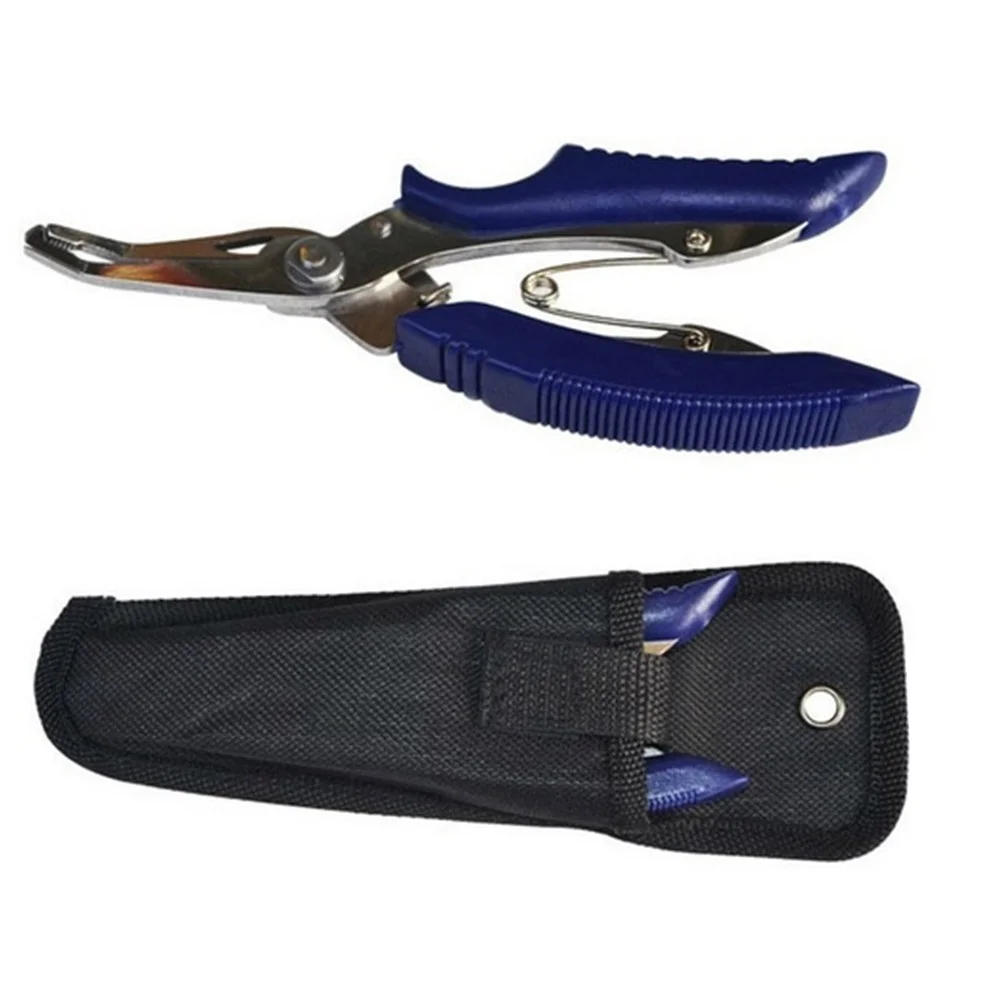 Stainless Steel Fishing Pliers Scissors Hook Remove Line Cutter Tackle Tool