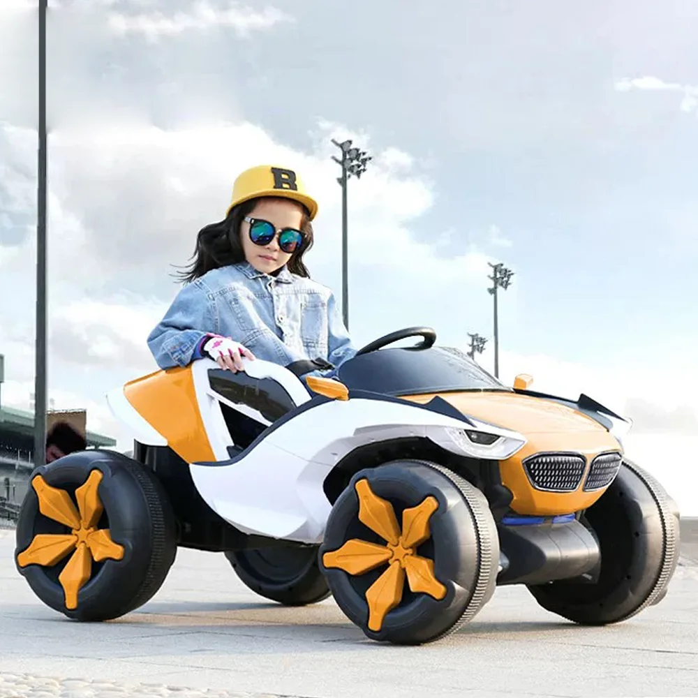 Четырехколесный спортивный автомобиль игрушечный на батарейках с дистанционным