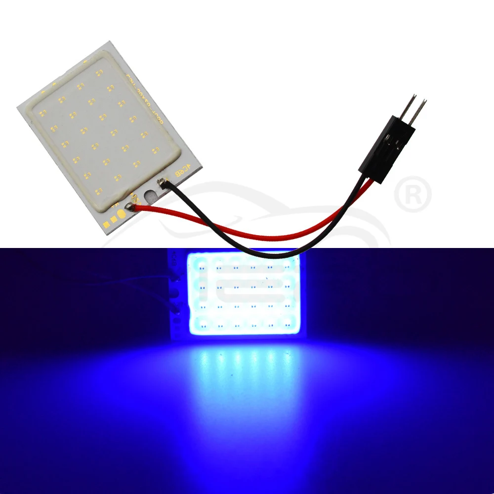 Hviero Red White T10 W5W C5W C10W 24 36 48Smd Cob Led Panel Auto Reading Map Lamp Panel light Dome Festoon BA9S 3Adapter DC 12v Car Led