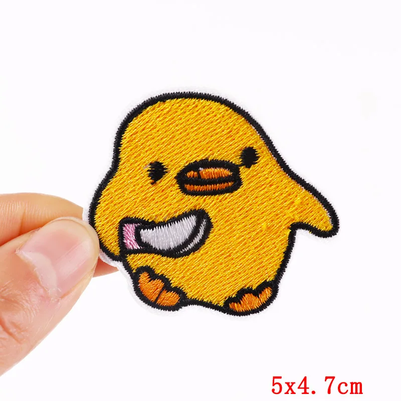 Cartoon Dinosaur Patches For Clothing Thermoadhesive Patches Cute Animal Patch Iron on Embroidery Patches on Clothes Applique 