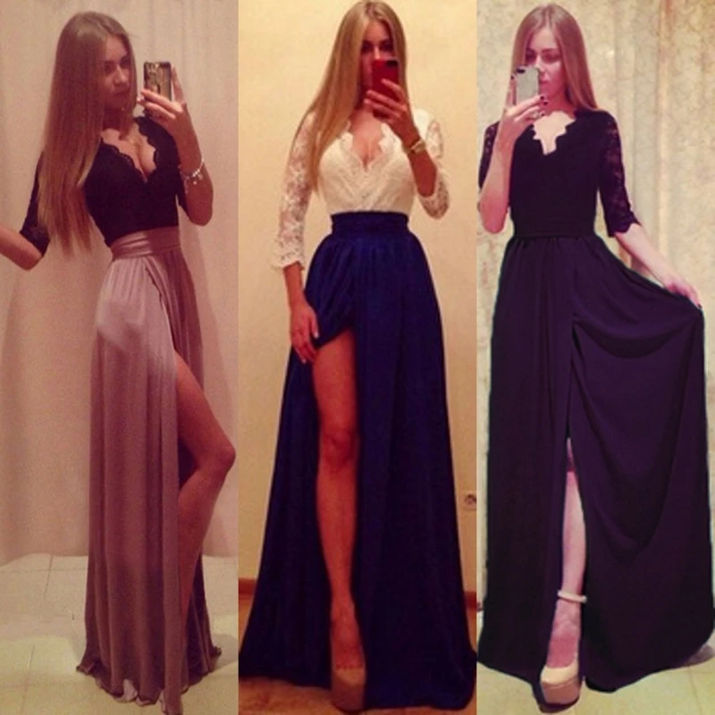 Женское мягкое коктейльное платье на свадьбу выпускной вечер вечернее кружевное