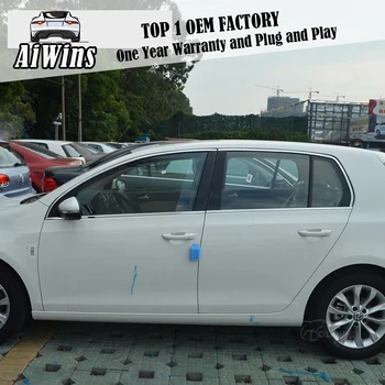 

Car styling stainless Steel Window Trim stickers For VW Golf 6 2010-2013 Windows Frame Sequin trim decorate Accessories