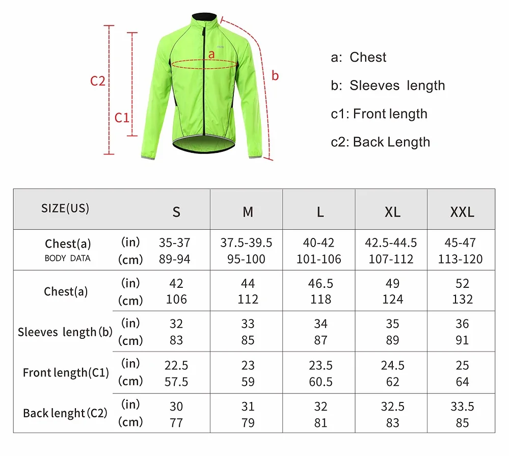 ARSUXEO Мужская велосипедная ветровка ветрозащитная водонепроницаемая куртка для горного велосипеда MTB Одежда Светоотражающая велосипедная