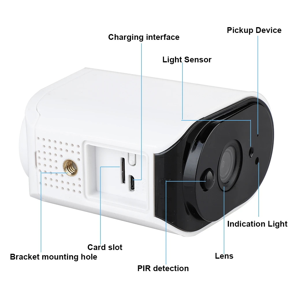  960P 1080p Telecamera di Sorveglianza Senza Fili di Sicurezza Domestica Baby Monitor IP Batteria De