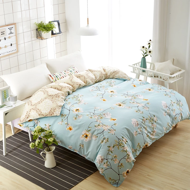 

1Pc Flower Tree Beautiful Duvet Cover Coloful Soft Cotton Quilt Cover Home Textiles 150x200/180x220/200x230/220x240cm