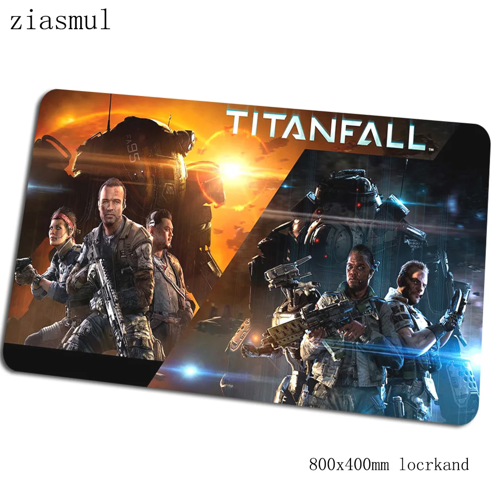 Коврик для мыши titanfall 800x400x3 мм Коврик для компьютерной мыши игровые аксессуары esports игровые коврики и чехлы игры pc gamer - Цвет: Size 800x400x3mm