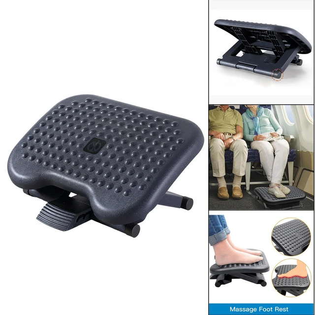 Ergonomic Footrest Adjustable Angle and Height Home Office Foot Rest Stool,  for Under Desk Support Height Adjustment - AliExpress