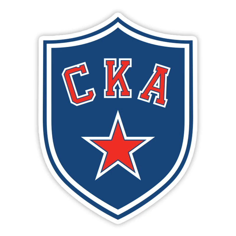 A0318# 13см/17см Печатный самоклеющийся наклейки на авто логотип хк ска