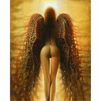 

Diy 5d Diamond Painting Compeltely Accessories Full Round Sexy Lady Angel Mosaic Rhinestone Embroidery Beadwork Stickers Pa556