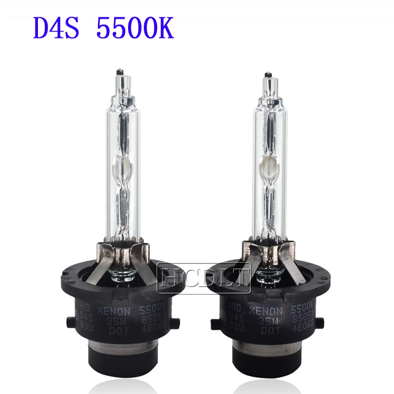 HCDLT 2PCS 12V 35W 5500K D2S Xenon Bulb D4S Car Headlight Bulbs Replacement For ML E R SL Class E63 E65 E46 E60 E53 Golf 4 IV (2)