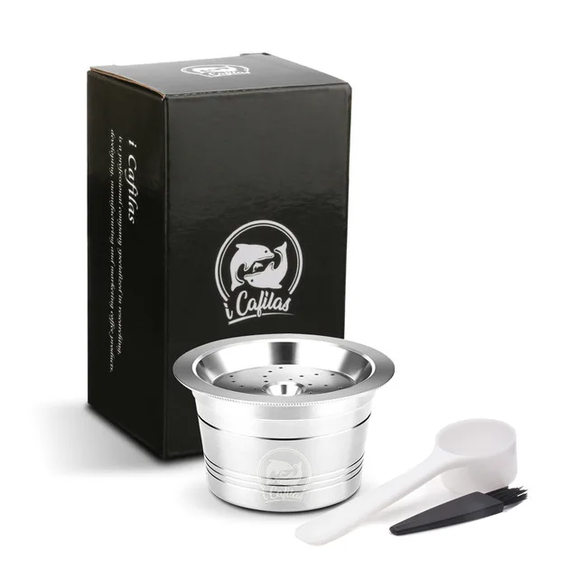 1cap Для кофеала Tchibo caffissimo ALDI Expressi многоразового K-fee кофе капсула Pod Фильтры из нержавеющей стали Cafeteira трамбовочная ложка - Цвет: 1cap