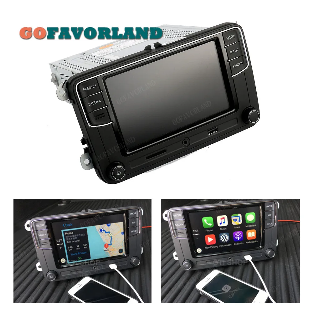 

New 187B CarPlay Version W/AP RCD330 Radio For VW Golf 2003-2015 Jetta 2006-2015 Tiguan 2007-2015 Caddy 2004-2015 CC 2009-2015