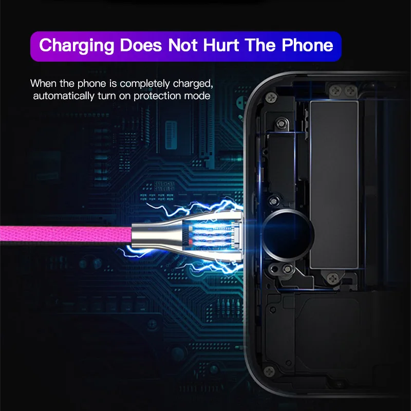 ACCEZZ 3A USB кабель для быстрой зарядки для iPhone 7 8 11 Pro Max XR X Microusb type C для samsung S7 Xiaomi USB кабели для зарядки и передачи данных