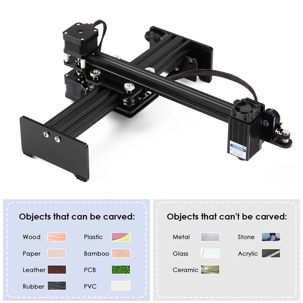 1600 мВт настольный USB лазерный гравер портативный мини Гравировальный резчик DIY Лазерный принтер с логотипом с защитными очками