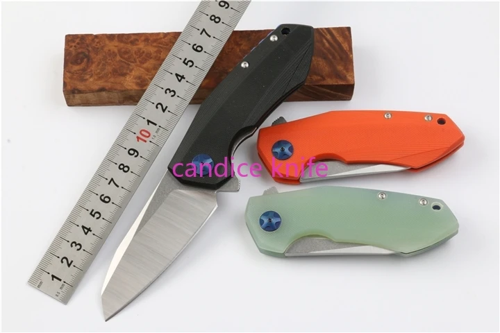 Складной нож ZT 0456 ZT0456 лезвие 9cr18mov рукоятка G10 3 цвета шариковый подшипник