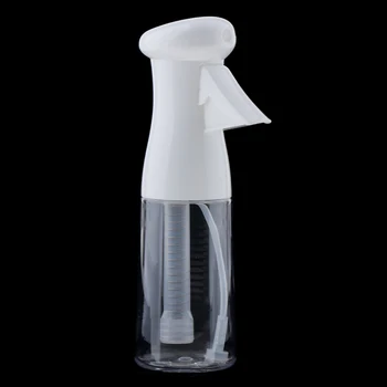 

200ml PET Portable Refillable Fine Water Mist Trigger Spray Bottle Container