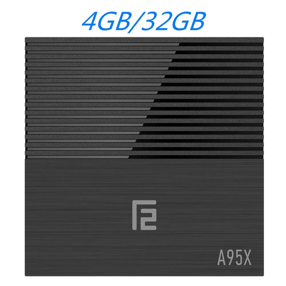 4GB 32GB MAAT Amlogic S905X2 4 Гб ОЗУ 32 Гб 64 ГБ Android 9,0 ТВ приставка четырехъядерный смарт 4K Youtube Google Store Wifi BT4.2 телеприставка A95X F2 - Цвет: 4GB 32GB