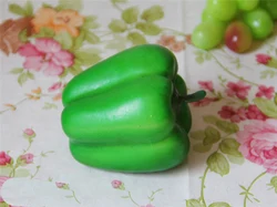 pepper pimento toy Food Green Bell Pepper Pimento Vegetable Toy Model Simulation Food Educational Kid Pretend Play House