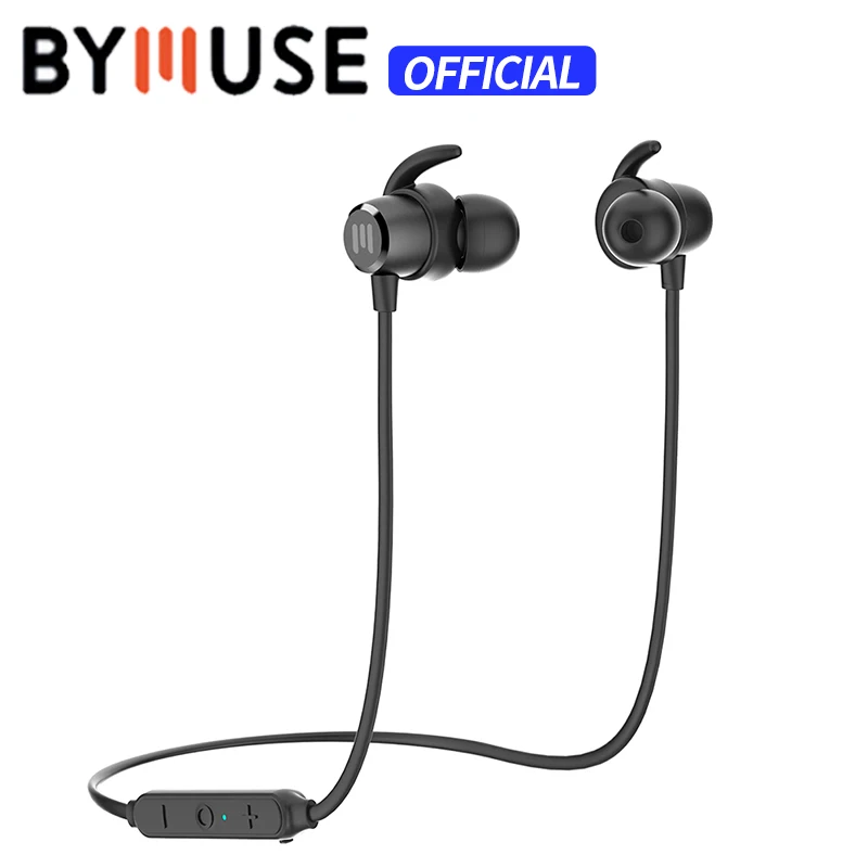 Bluetooth наушники BYMUSE RUN с поддержкой 5 0 и микрофоном|Наушники гарнитуры| |