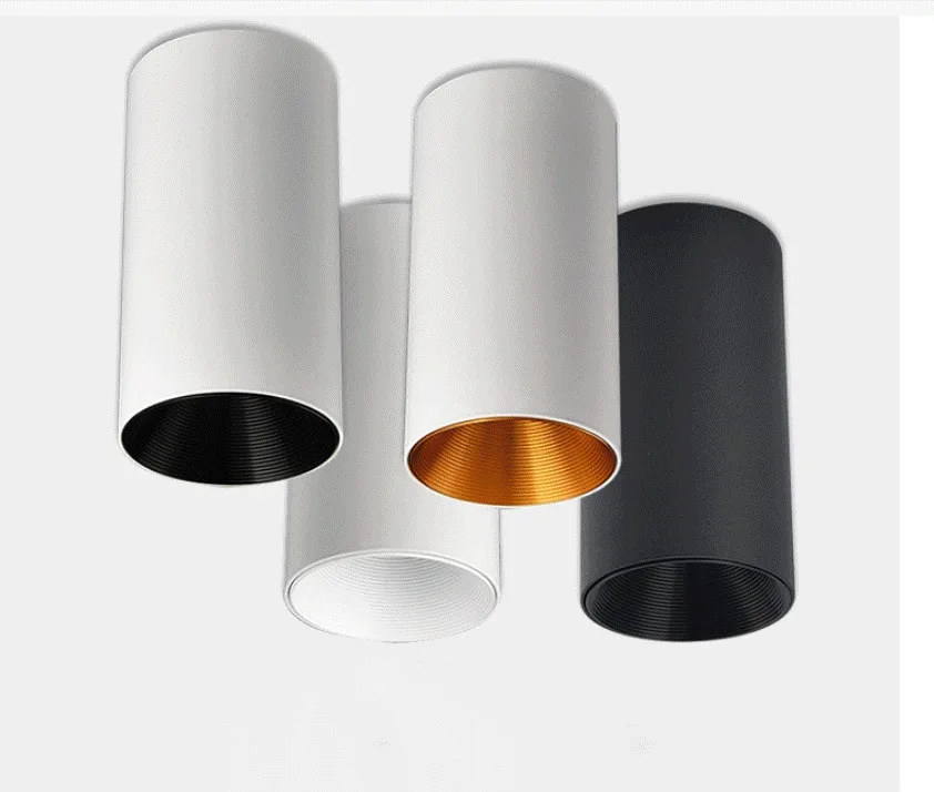 射灯-厂家直销COB明装筒灯led餐饮射灯客厅服装店背景墙过道吸顶天花灯-射灯尽_02