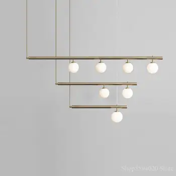 

Nordic Geometric Line Pendent Lamp Modern Living Room Chandelier Post Modern Simple Dining Room Lamp Bedroom Bedside Lamp Metal