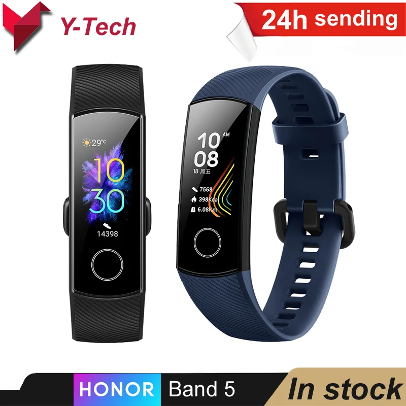 

Huawei Honor Band 5 Smart Watch Blood Oxygen Smart Band Heart Rate Smartwatch Finitess Sport Waterproof