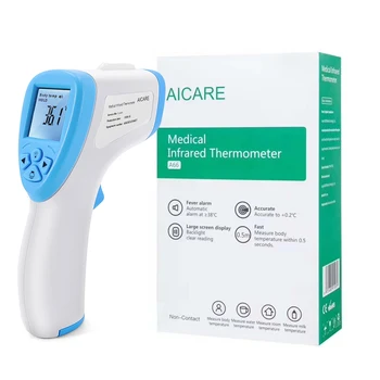 

Non-Contact Forehead Infrared Thermometer Digital LCD Display IR Infrared Thermometer Fever Alarm for Baby Kids Adults термометр