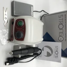 35000 об/мин сильный 210 102 микромотор наконечник& Сильный 207B блок управления электрический сверлильный станок для ногтей оборудование для маникюра и дизайна ногтей