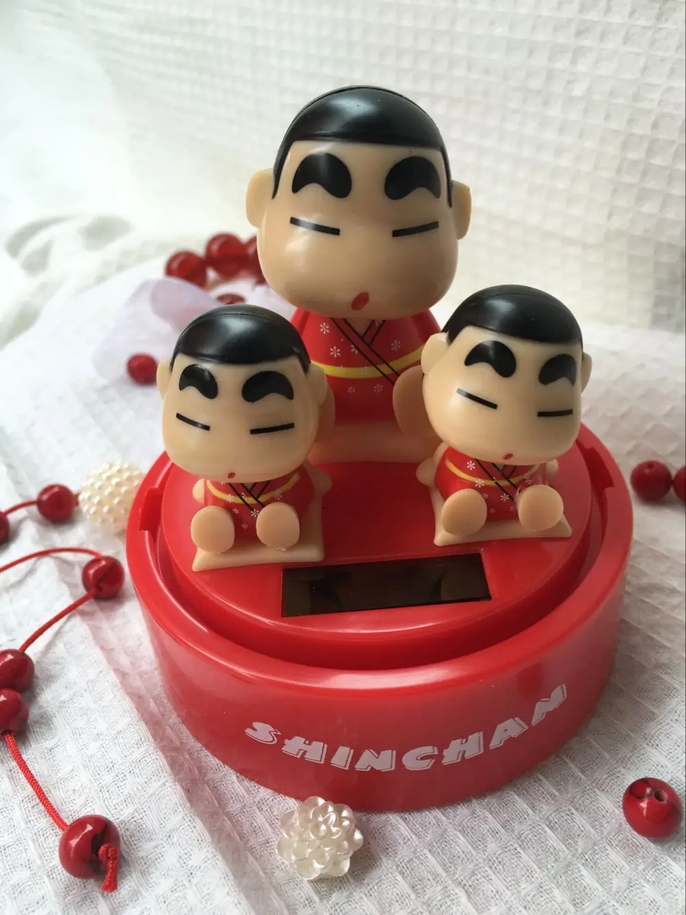 Солнечные качели Lucky Sambo, милые вращающиеся Автомобильные украшения, автомобильная кукла, креативный мультфильм