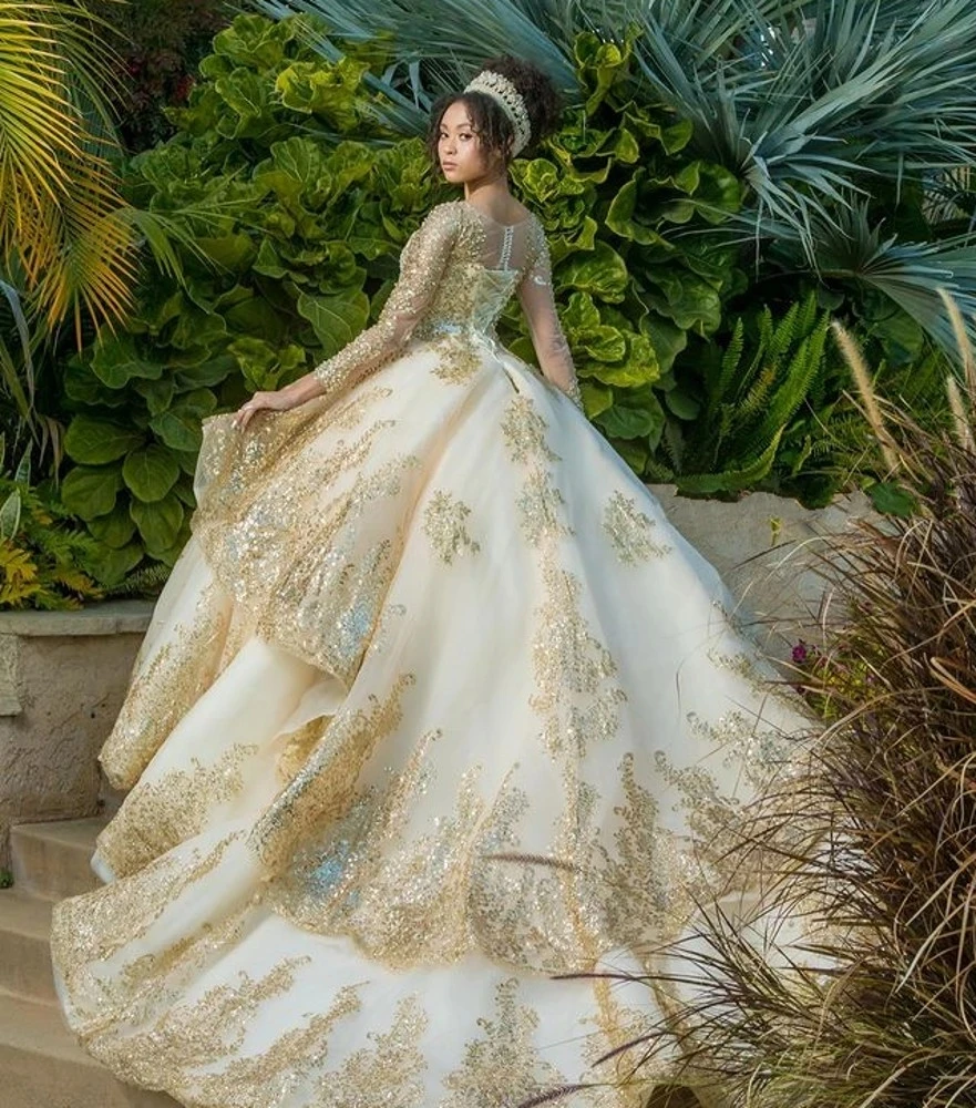 Платья Quinceanera цвета слоновой кости 