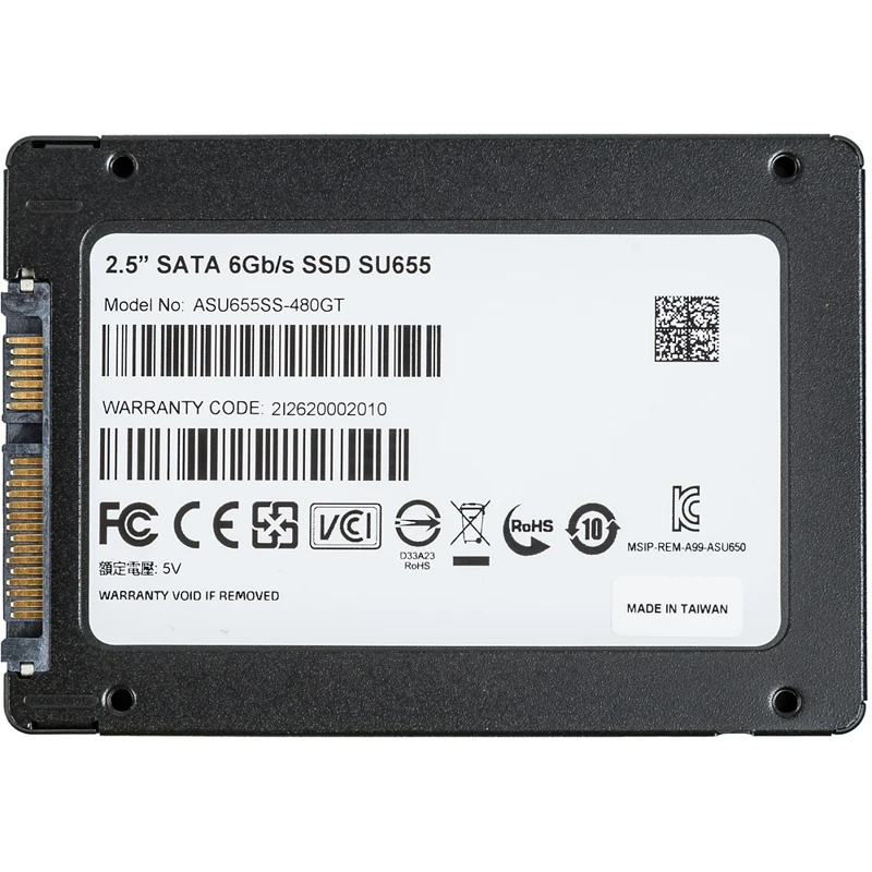 Накопитель SSD A-Data SATA III 480Gb ASU655SS-480GT-C Ultimate SU655 2.5"