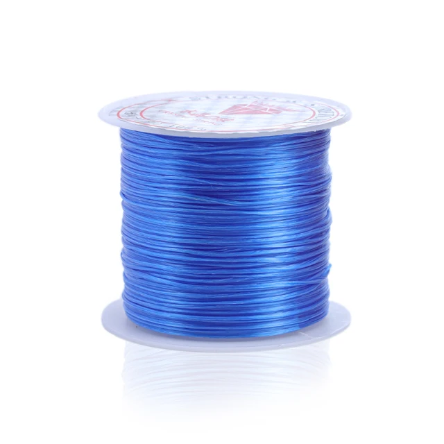393inch/Roll Strong Elastic Crystal Beading Cord 1mm for Bracelets Stretch Thread String Necklace DIY Jewelry Making Cords Line blue