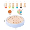 Children Classica Board Game Wooden Toys Memory Chess Single Chess Peg Solitaire Diamond Logical Thinking Educational Toys Gifts 6