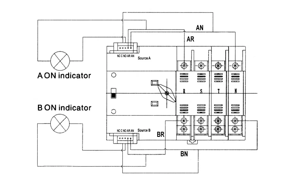 Мини трансворт переключатель Autumatic Dual-power Transfer-Switch 63A 80A 100A 2P 3P 4P генератор Солнечный фотогальванический переключатель TXW2R