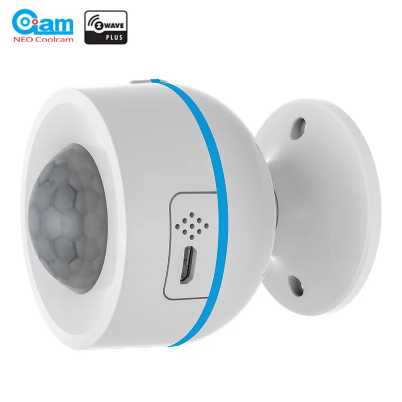 Sensor de movimiento NEO Coolcam z-wave PIR, Detector de temperatura Compatible con sistema Zwave Serie 500 y Serie 700, automatización del hogar