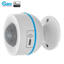 Neo coolcam z-onda pir sensor de movimento + detector de temperatura compatível zwave sistema 500 séries e 700 séries de automação residencial
